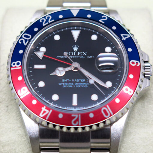 Rolex 16710 GMT Master II with Red/Blue Bezel and 3186 Movement - Image 3