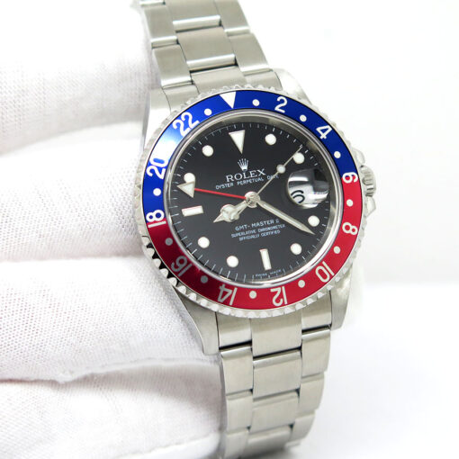 Rolex 16710 GMT Master II with Red/Blue Bezel and 3186 Movement