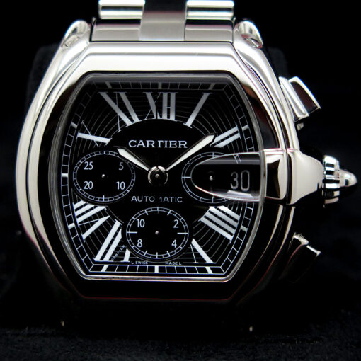 Cartier W62020X6 Roadster XL Chronograph with Black Dial - Image 3