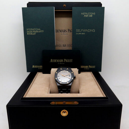 Alternative view of Audemars Piguet 77350CE Royal Oak 34mm Carolina Bucci Limited Edition