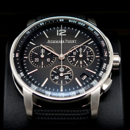 Audemars Piguet 26393NB Code 11.59 Chronograph 18K White Gold and Black Ceramic - Image 4