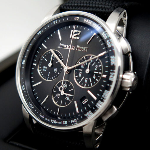 Audemars Piguet 26393NB Code 11.59 Chronograph 18K White Gold and Black Ceramic - Image 3