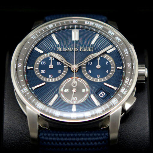 Audemars Piguet 26393ST Code 11.59 Chronograph with Blue Dial - Image 3