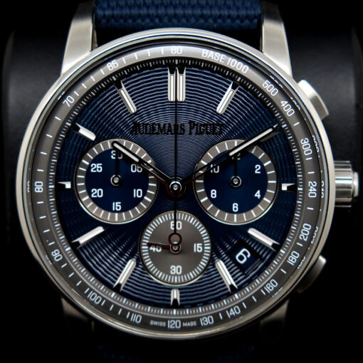 Audemars Piguet 26393ST Code 11.59 Chronograph with Blue Dial - Image 4