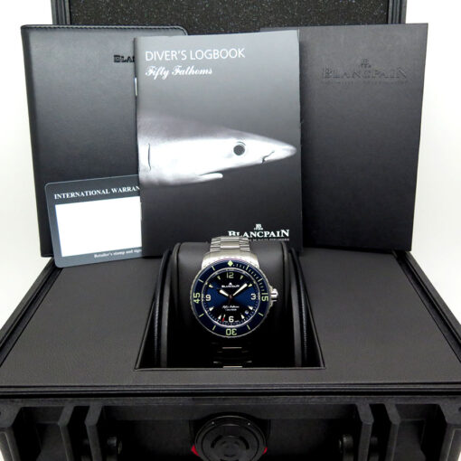 Blancpain Fifty Fathoms Titanium 42mm Automatic with Blue Dial - Image 2