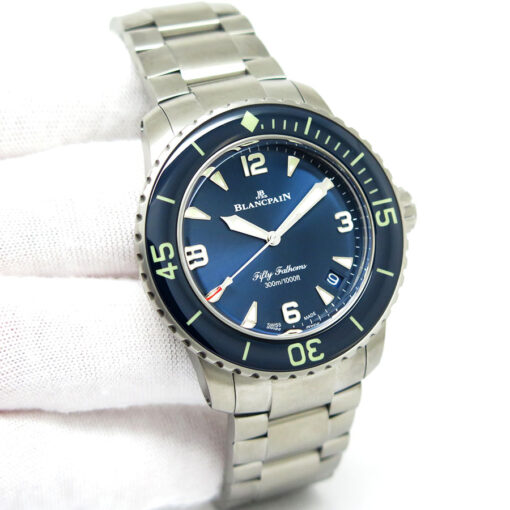 Blancpain Fifty Fathoms Titanium 42mm Automatic with Blue Dial