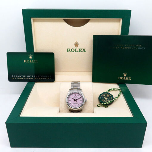 Rolex 276200 Oyster Perpetual with Pink Dial - Image 2