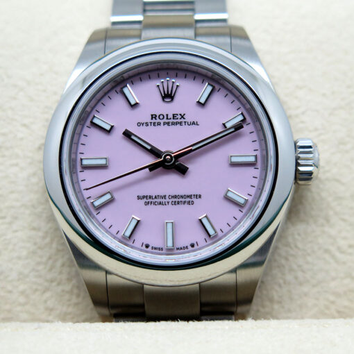 Rolex 276200 Oyster Perpetual with Pink Dial - Image 3