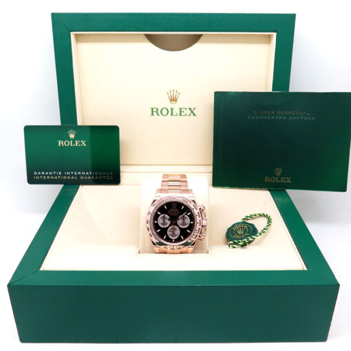 Rolex 126505 Cosmograph Daytona 18K Rose Gold with Black Dial - Image 2