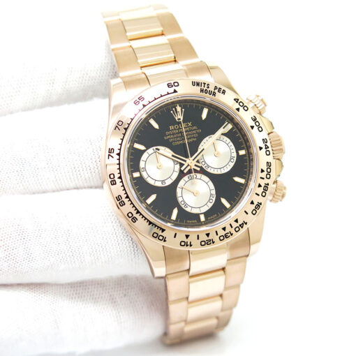 Rolex 126505 Cosmograph Daytona 18K Rose Gold with Black Dial