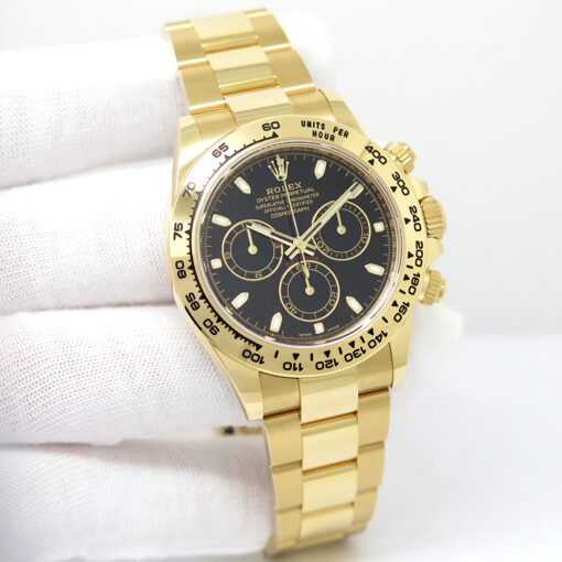 Rolex 116508 Cosmograph Daytona 18K with Black Dial