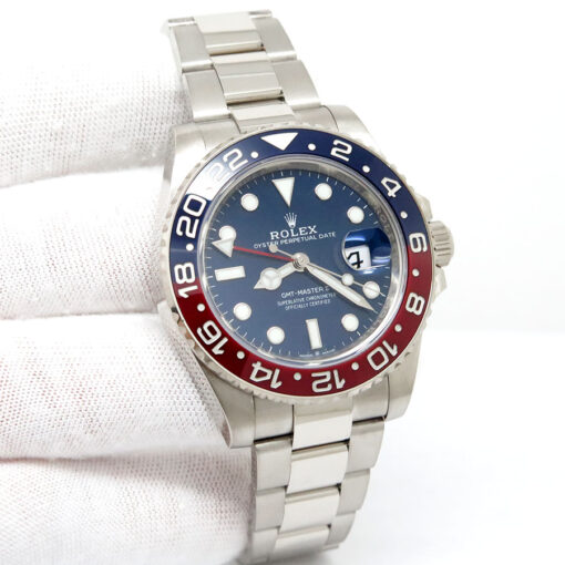 Rolex 126719BLRO GMT Master II with Blue Dial