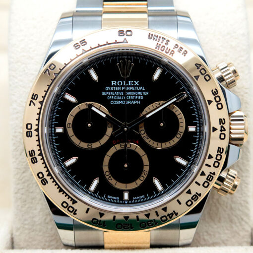 Rolex 126503 Cosmograph Daytona 18K/SS with Black Dial - Image 3
