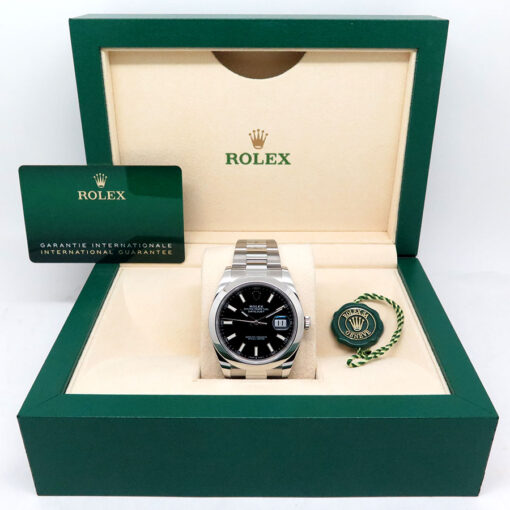 Rolex 126300 Datejust 41 with Black Stick Dial on Oyster - Image 2
