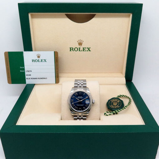 Rolex 178274 Datejust with Blue Roman Dial on Jubilee - Image 2