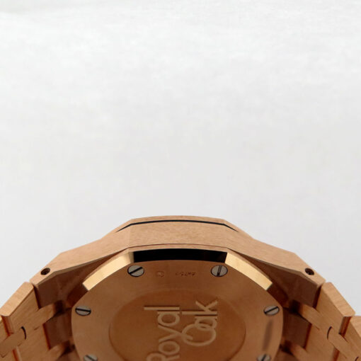 Audemars Piguet 26715OR Royal Oak 18K Rose Gold Chronograph with Blue Dial 38mm - Image 6