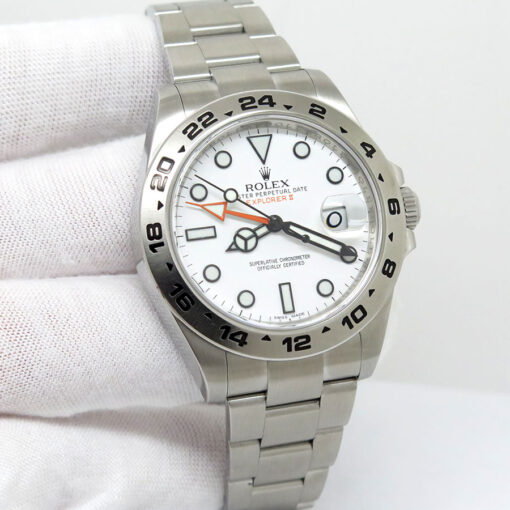 Rolex 216570 Explorer II with White Dial