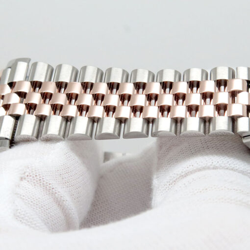 Rolex 126281RBR Datejust 18K/SS with Mother of Pearl Diamond Dial/Bezel on Jubilee - Image 9