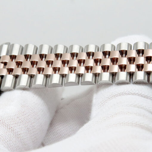 Rolex 126281RBR Datejust 18K/SS with Mother of Pearl Diamond Dial/Bezel on Jubilee - Image 7