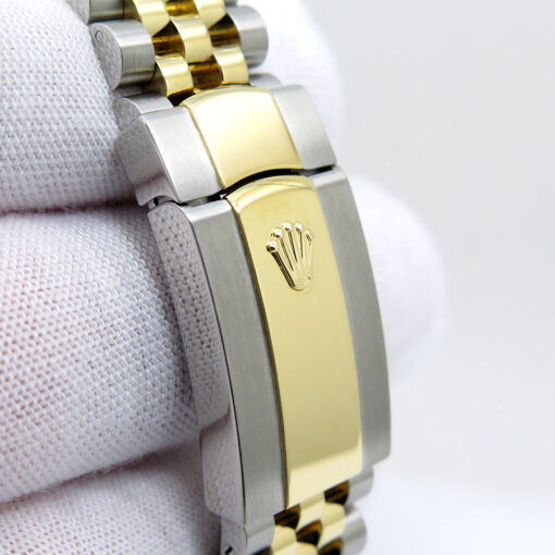 Rolex 126333 Datejust 41 18K/SS with Champagne Diamond Dial on Jubilee - Image 8