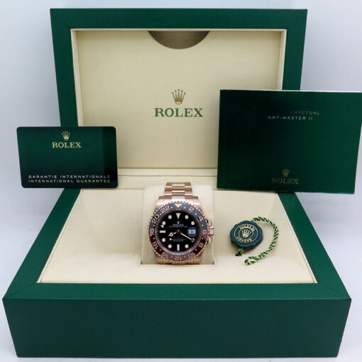Alternative view of Rolex 126715CHNR GMT Master II 18K Rose Gold