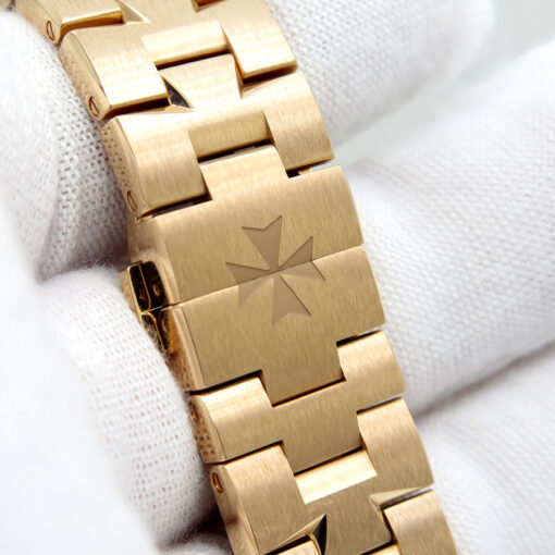 Vacheron Constantin 5520V Overseas 18K Rose Gold Chronograph with Olive Dial - Image 9
