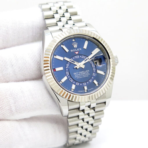 Rolex 336934 Skydweller with Blue Dial on Jubilee