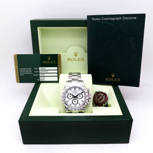 Rolex 116520 Cosmograph Daytona with White Dial - Image 2
