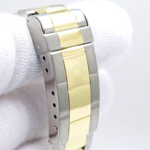 Rolex 16613LB Submariner 18K/SS with Silver Serti Dial - Image 11