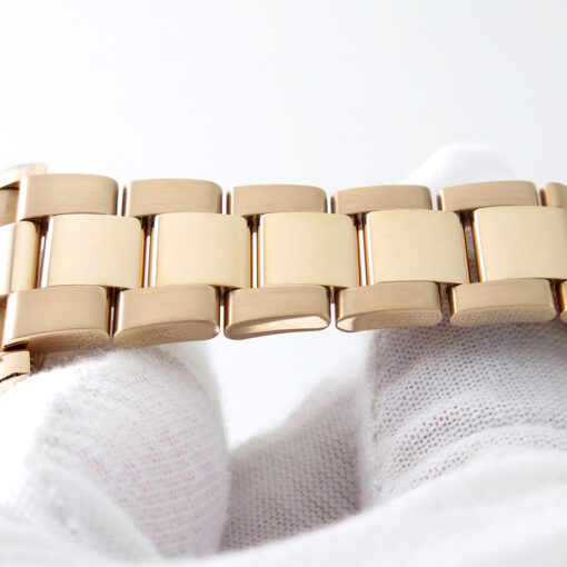 Rolex 326935 Skydweller 18K Rose Gold with Sundust Roman Dial on Oyster - Image 6