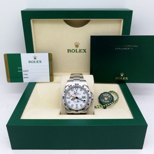 Rolex 216570 Explorer II with White Dial (New Old Stock) - Image 2