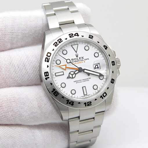 Rolex 216570 Explorer II with White Dial (New Old Stock)