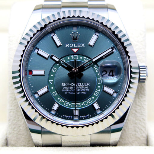 Rolex 336934 Skydweller with Mint Green Dial on Oyster - Image 3