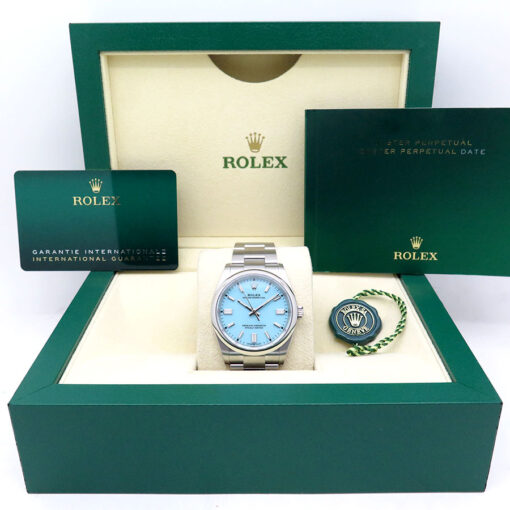 Rolex 126000 Oyster Perpetual with Turquoise Dial - Image 2