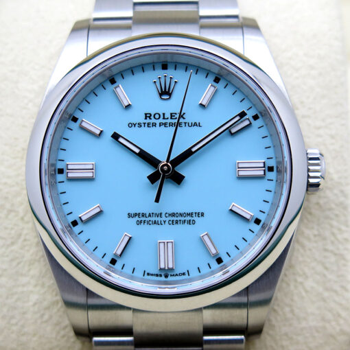 Rolex 126000 Oyster Perpetual with Turquoise Dial - Image 3