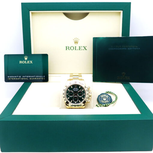 Rolex 116508 Cosmograph Daytona 18K Yellow Gold with Green Dial (New Old Stock) - Image 2