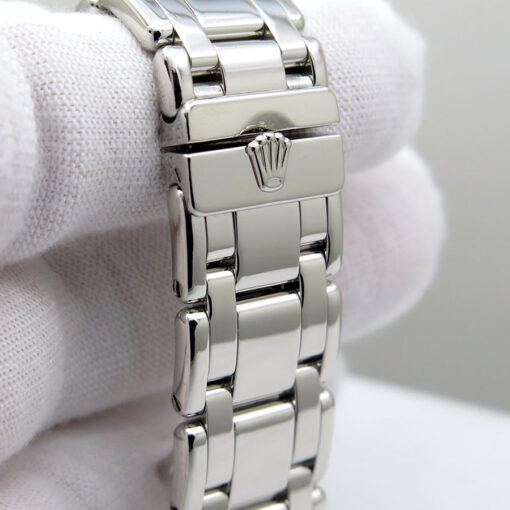 Rolex 18946 Day Date Masterpiece Platinum with Silver Diamond Dial / Bezel - Image 7