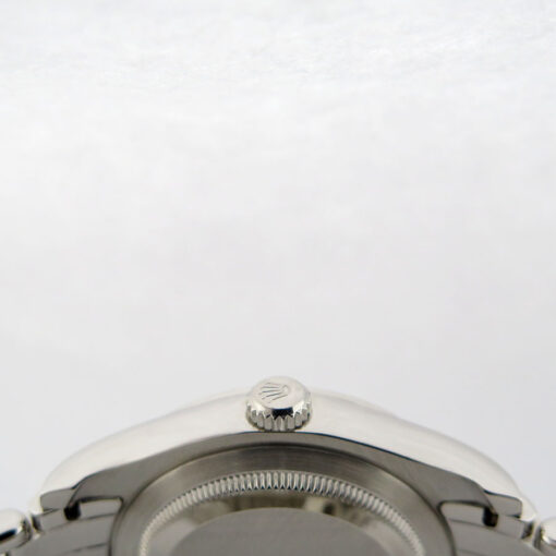 Rolex 18946 Day Date Masterpiece Platinum with Silver Diamond Dial / Bezel - Image 4