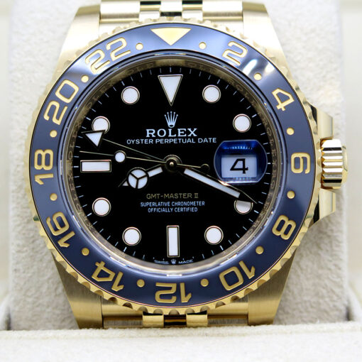 Rolex 126718GRNR GMT Master II 18K Yellow Gold on Jubilee - Image 3