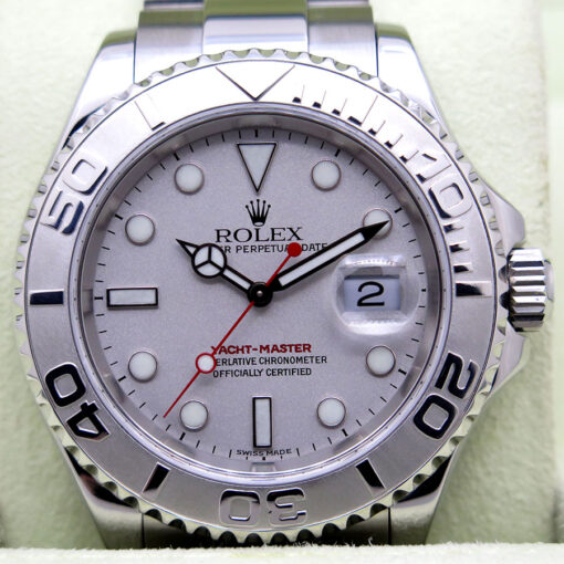 Rolex 16622 Yachtmaster with Platinum Dial - Image 3