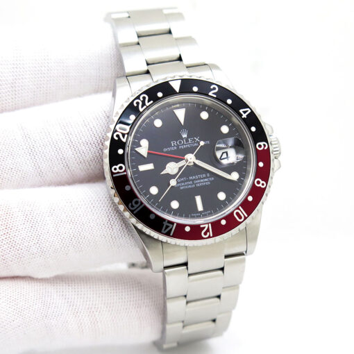 Rolex CPO 16710 GMT Master II with Red/Black Bezel