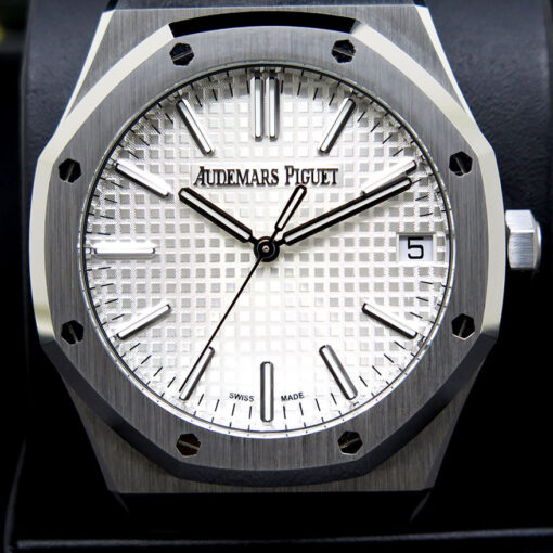 Audemars Piguet 15510ST Royal Oak 50th Anniversary Edition with Silver Dial - Image 3