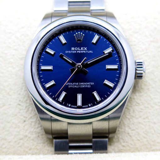Rolex 276200 Oyster Perpetual with Blue Dial - Image 3