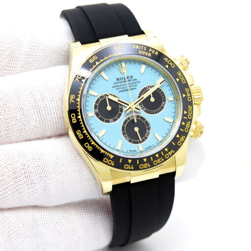 Rolex 126518LN Cosmograph Daytona 18K Yellow Gold with Turquoise Dial (New Model)