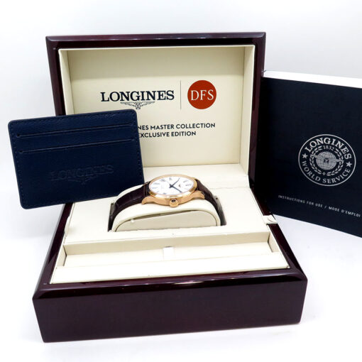 Longines L2.820.8.11.2 Record 18K Rose Gold Automatic 38mm - Image 2