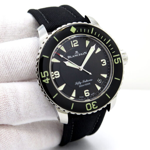 Blancpain Fifty Fathoms Stainless Steel Automatic with Black Dial