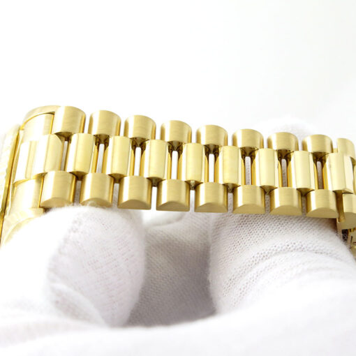 Rolex 18238 Day Date 18K Yellow Gold with Champagne Stick Dial - Image 12