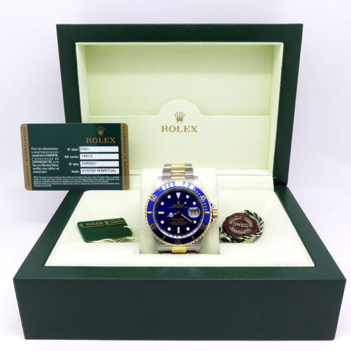 Rolex 16613LB Submariner 18K/SS with Blue Dial - Image 2