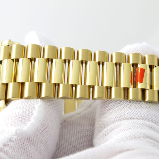 Rolex 228238 Day Date 40 18K Yellow Gold with Ombre Green Roman Dial - Image 8