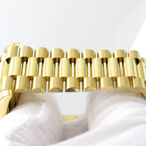 Rolex 228238 Day Date 40 18K Yellow Gold with Ombre Green Roman Dial - Image 6